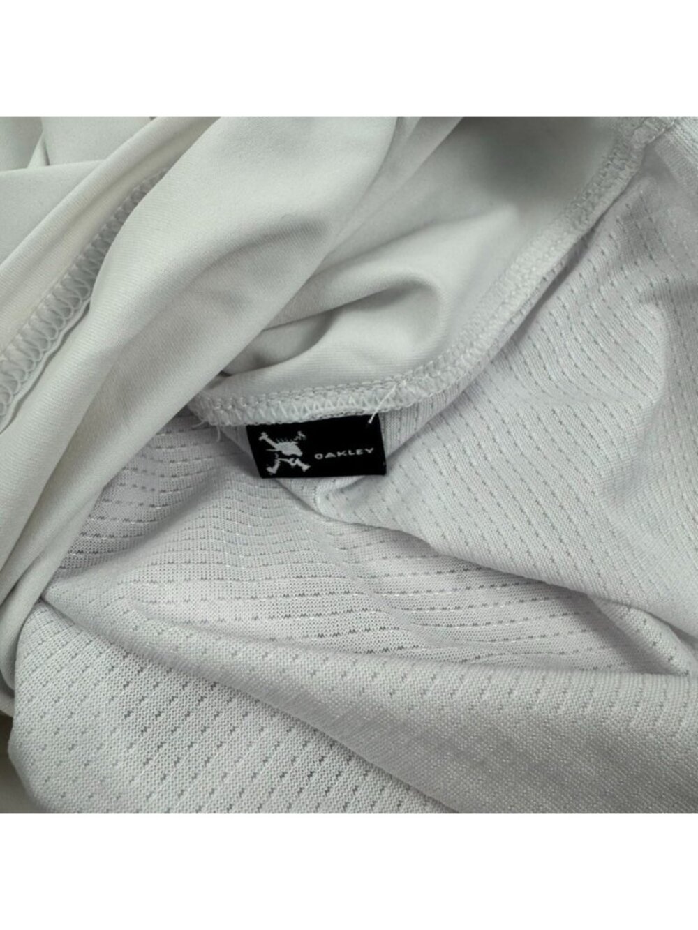 Oakley Velocity Polo Shirt Men Size Small S White 433683 - Picture 5 of 6